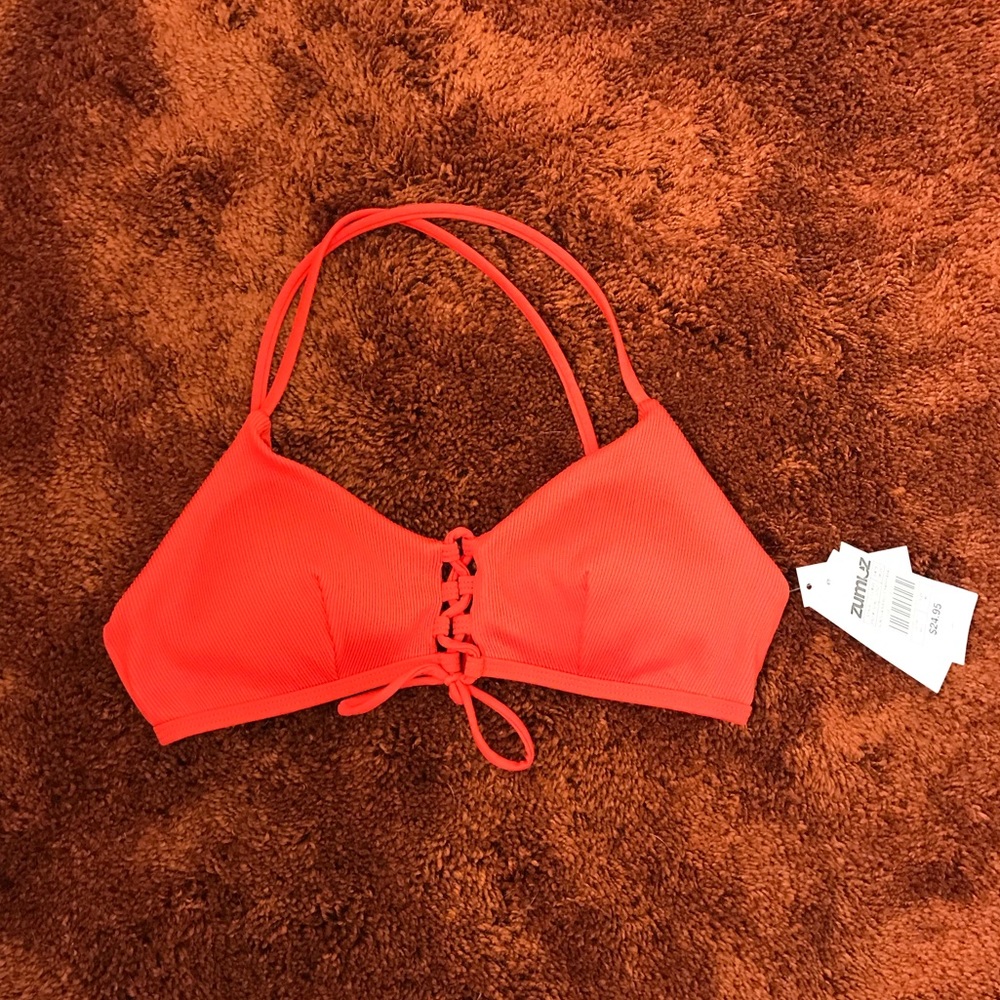 Red bikini top